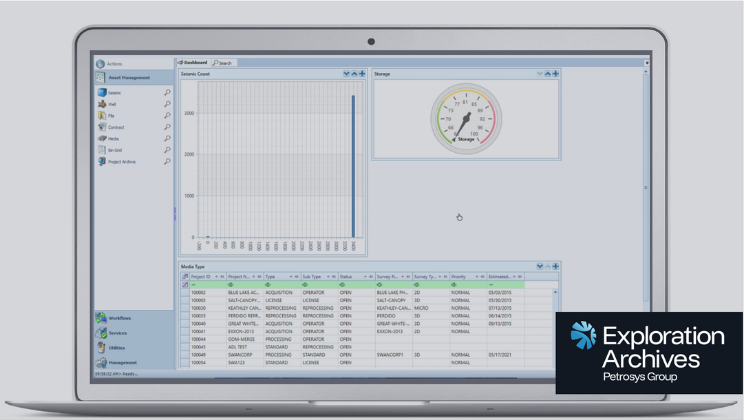 Seismic Workflows in Exploration Archives